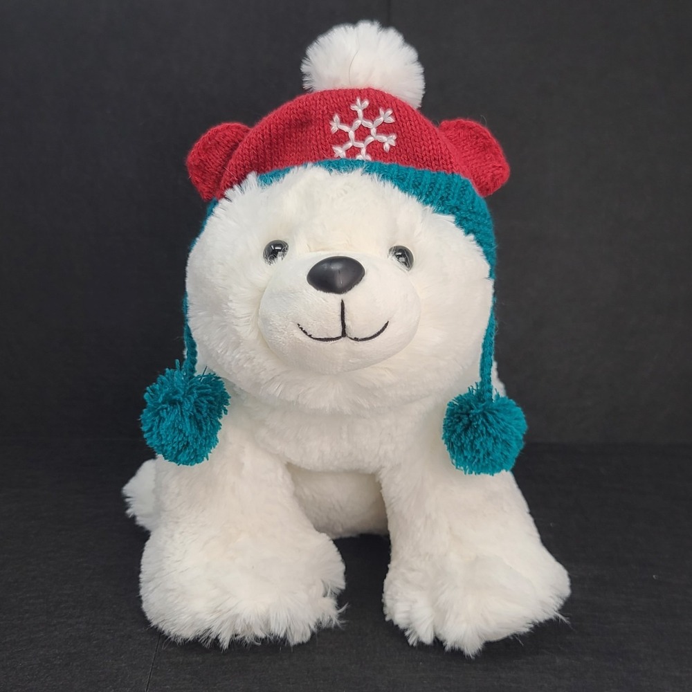 HALLMARK Snowby Polar Bear Interactive Plush WORKS Shivers Giggles Touch Nose